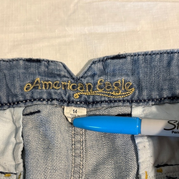 American Eagle Outfitters Blue Denim Skirt - Picture 2 of 7